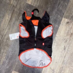 Black and Orange Pet Jacket